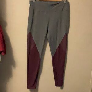 Athletic Works Gray and Purple Track Pants